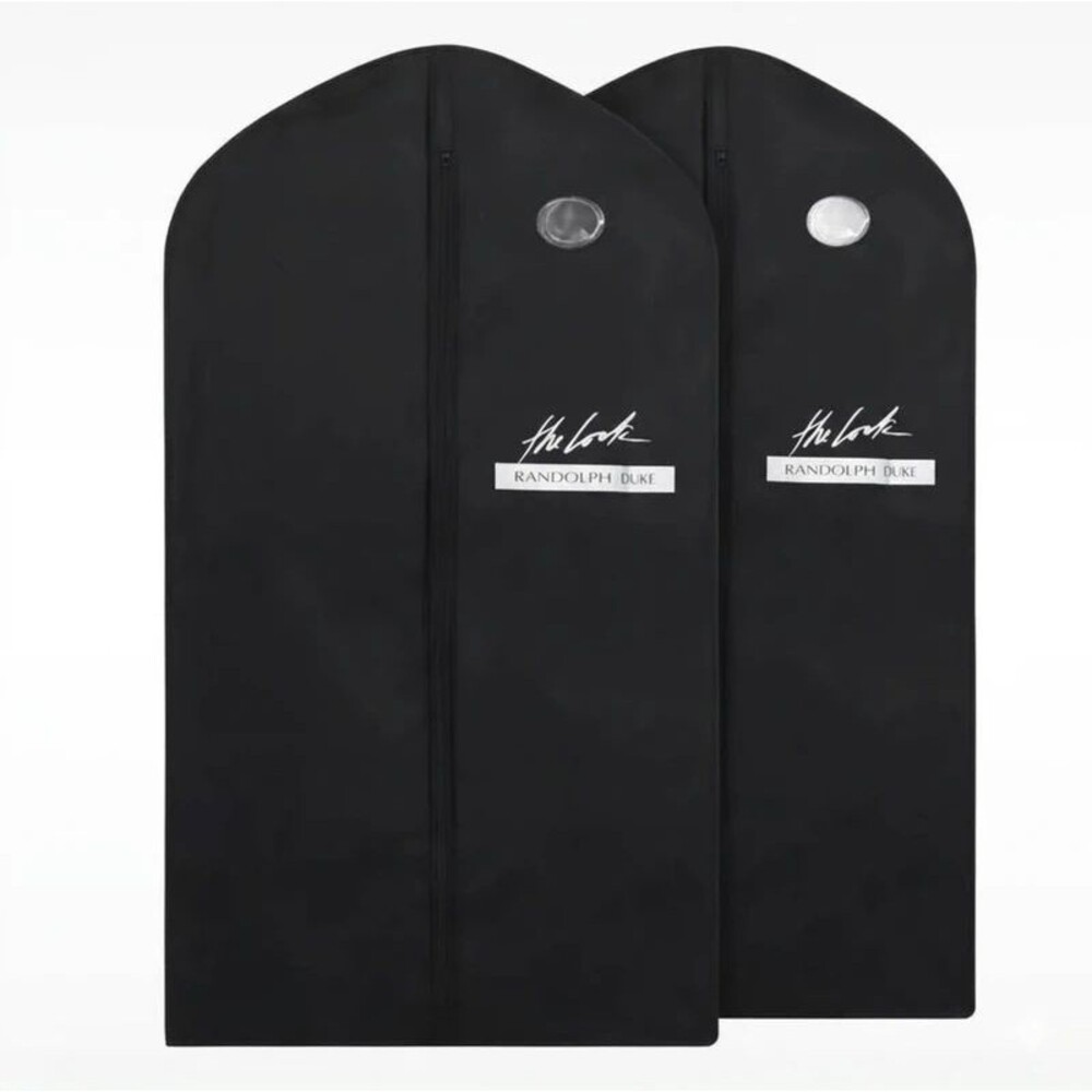 Set of 2 New Randolph Duke Vinyl Garment Bags 45" × 23"